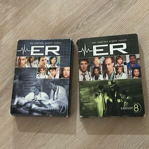 ER DVD season 7 and 8 - emergency room tv show disc seventh eighth